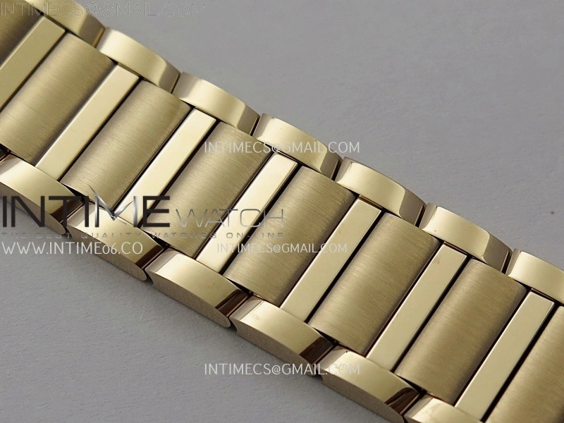 Tank Francaise Ladies 21.2mm RG 8848F 1:1 Best Edition Silver Dial on RG Bracelet Ronda Quartz V2